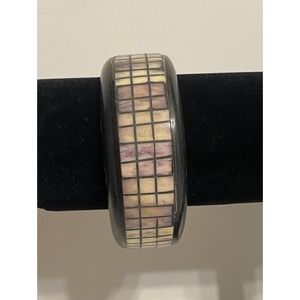 Wooden Bone Horn Bangle Bracelet